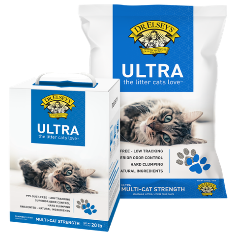 Dr.Elsey Ultra - Cát Đất Sét Cao Cấp Cho Mèo 8.16kg (Không Bụi)