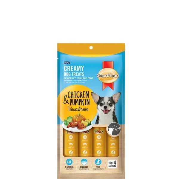 Smartheart Creamy Vị Gà&Bí Đỏ - Creamy Chicken&Pumpkin 60g