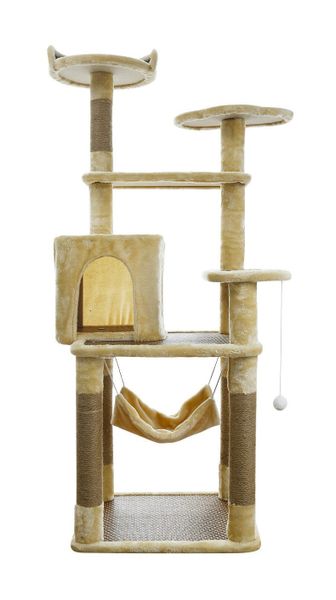 Trụ Cào Mèo YC Vàng - YC Cat Tree Yellow MBYD-1