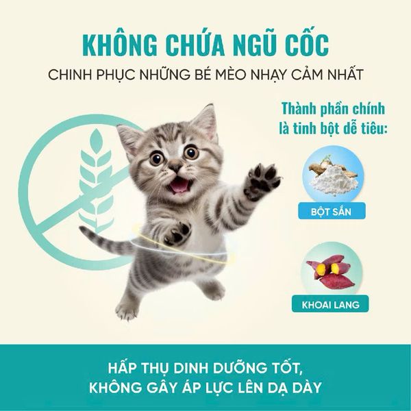 Thức Ăn Hạt Cao Cấp Cho Mèo - Bite of Wild 6 Fish Formula F42 - 1Kg