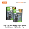 Pate Cho Mèo Mọi Lứa Tuổi - Minino Real Chicken - Vị Thịt Gà - 70g