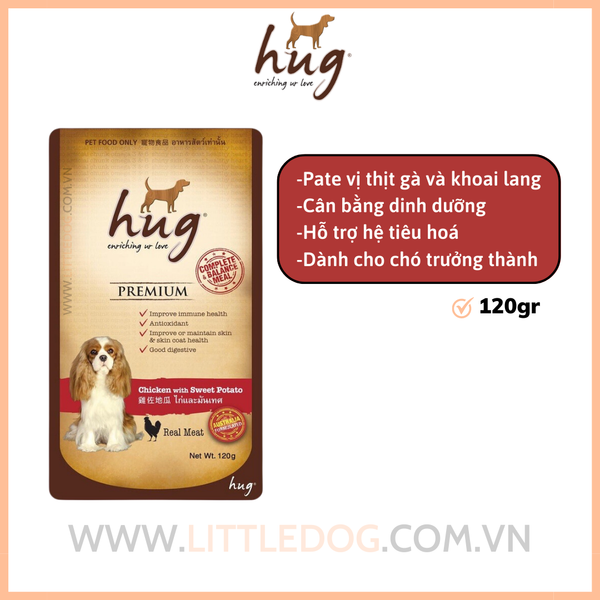 Hug Pate Vị Gà&Khoai Lang 120g