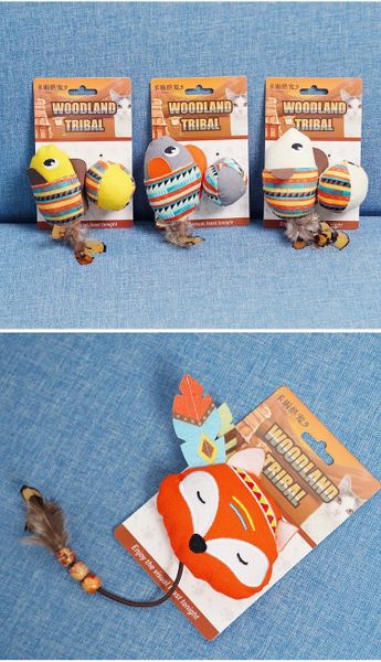 Đồ chơi mèo thú bông bộ tộc rừng - Kara cattoy woodland