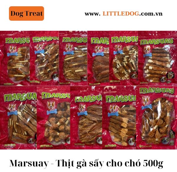 Marsuay - Thịt gà sấy cho chó 500g