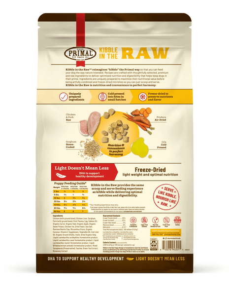 Primal - Kibble in the Raw Dog Food – Dành Cho Chó Con