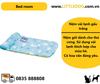 DOGGYMAN NỆM VẢI LẠNH HỌA TIẾT GẤU TRẮNG - CUSHION FOR DOG, CAT