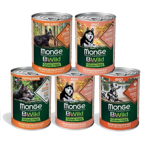 Pate Monge Bwild cho chó grainfree 400g