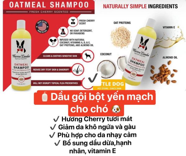 Warren London - 3 in 1 Dòng Sữa tắm cao cấp cho chó mèo