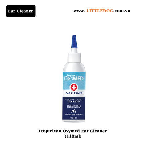 Dung Dịch Vệ Sinh Tai Cho Chó Mèo Tropiclean Oxymed – 50ml/118ml