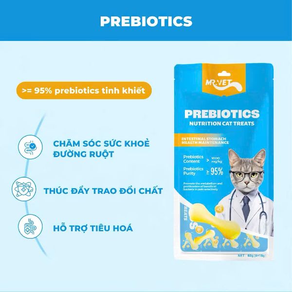 Súp Thưởng MR.VET – Bổ Sung Dinh Dưỡng Cho Mèo (4x15g)