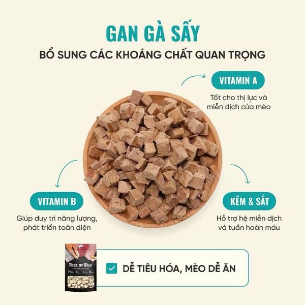 Thịt Sấy Khô Bite Of Wild Dành Cho Mèo Mọi Lứa Tuổi - 40g