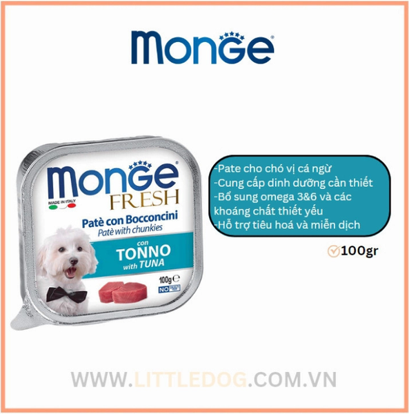 Pate Monge Cho Chó Đủ Vị - 100g