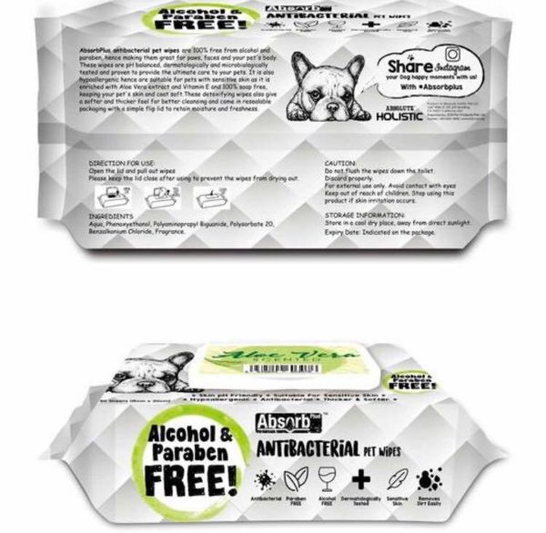 Absorb Khăn Giấy Uớt HươngLôHội - Wet Wipes AloeVera