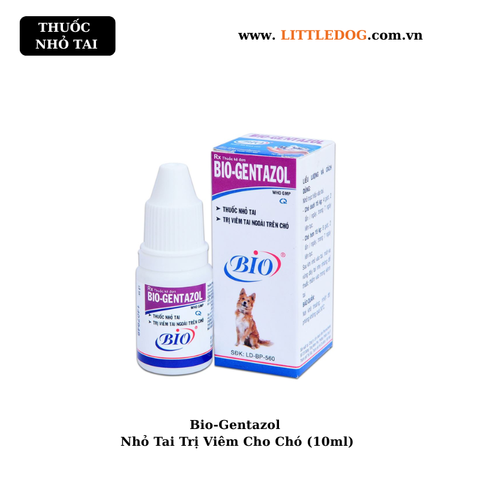 Bio-Gentazol – Nhỏ Tai Trị Viêm Cho Chó (10ml)