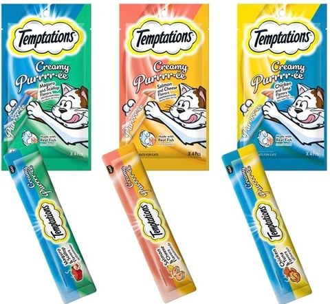 TEMPTATIONS CREAMY 4x12g