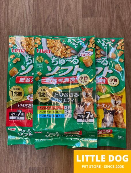 INABA DOG CHURU SOFT MEAL 189g(7x27g)