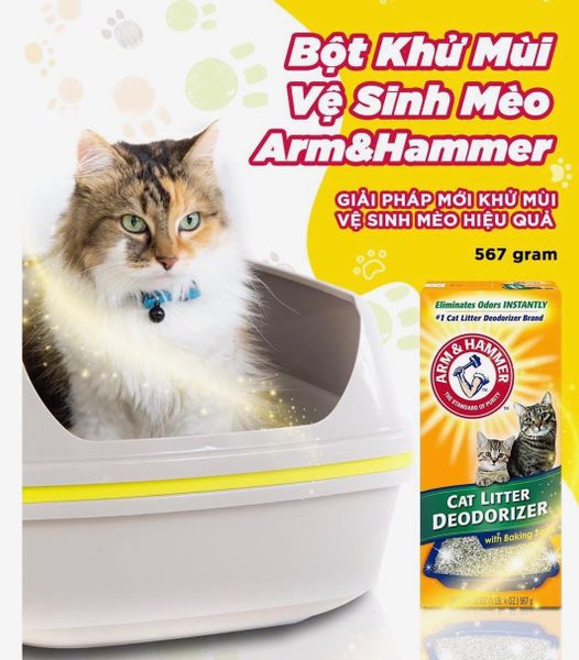 ARM Bột Khử Mùi - Cat Litter Deodorizer 567g