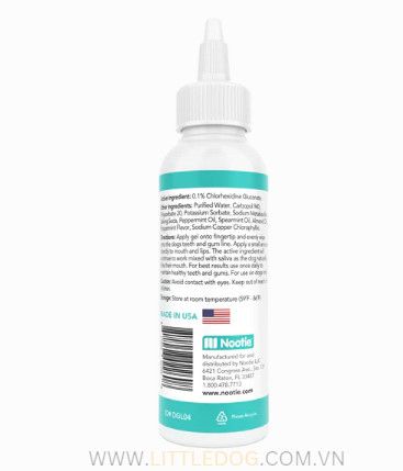 Nootie Dental Gel Antimicrobial For Dog - Gel Sạch Răng Cho Chó