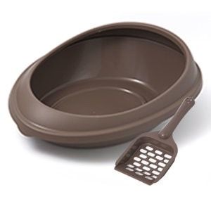 PURMI Khay Vệ Sinh Mèo Nâu - Brown Cat Litter Box