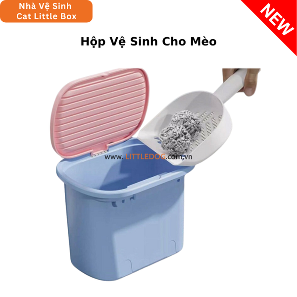 Nhà Vệ Sinh Cho Mèo Chống Văng