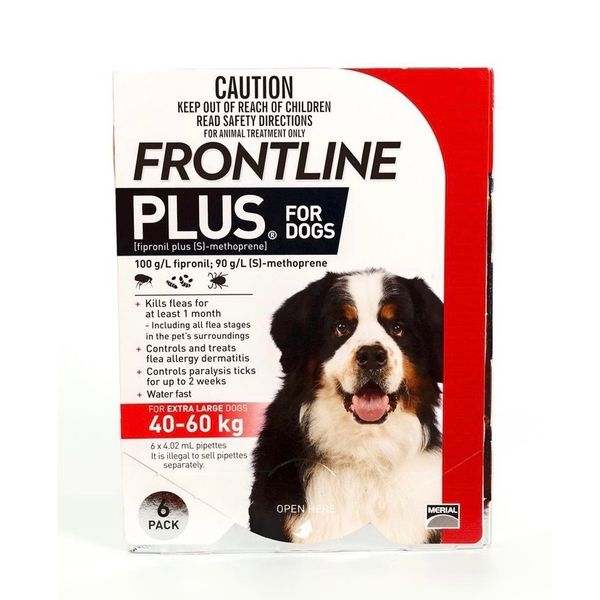 Frontline Plus Ve Rận Cho Chó 40-60kg | Anti-Flea & tick for Dogs 40-60kg