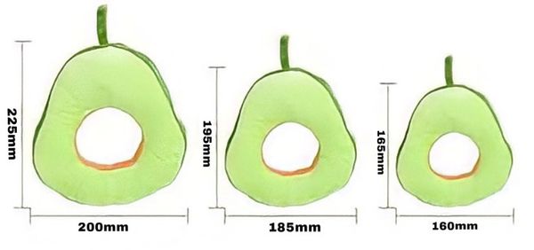 Vòng Chống Liếm Trái Bơ - Soft Avocado Anti-licking