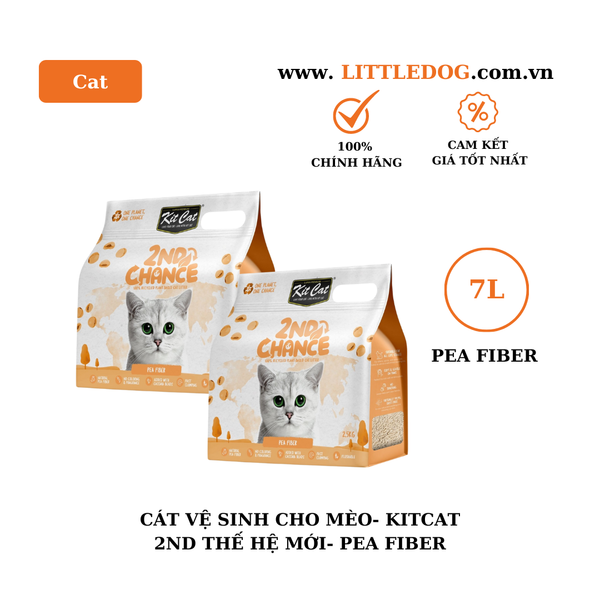 Cát vệ sinh hữu cơ cho mèo- KitCat 2nd thế hệ mới-7L