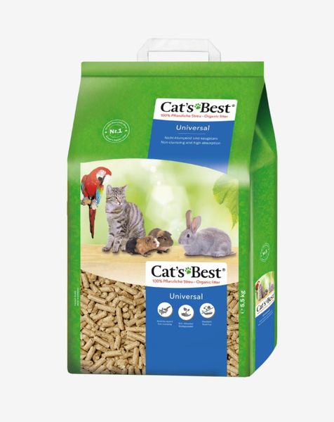 Cát Vệ Sinh Cho Mèo & Thú Nhỏ Cat’s Best Universal 5.5kg (10L)