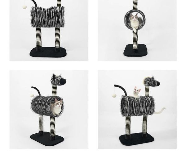 Trụ Cào Mèo Ngựa Vằn 0420-Cat Tree Zebra