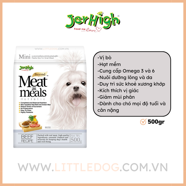 Jerhigh Hạt Mềm Vị Bò 1,2kg