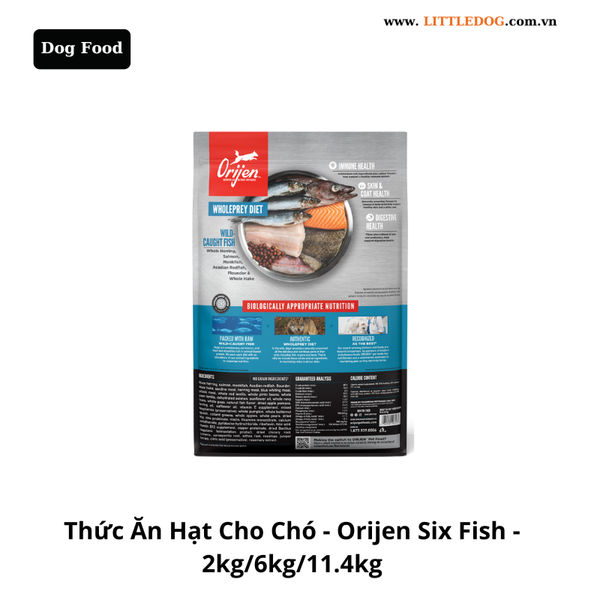 Thức Ăn Hạt Cho Chó - Orijen Dog SixFish - 2kg/6kg/11.4kg