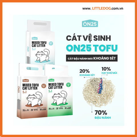Cát Đậu Nành Cho Mèo Cat’s On ON25 Mixed Tofu