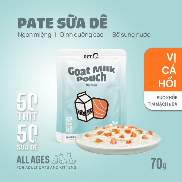 Pate Mèo Sữa Dê PetQ - gói/70g
