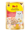 ME-O DELITE CÁ NGỪ VÀ CÁ HỒI NẤU SỐT-TUNA&SALMON 70g