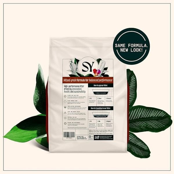 Cát Vệ Sinh Hữu Cơ Hạt Phối Trộn Petfive Sustainably Yours – Túi 5.9KG