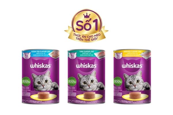 Pate Lon Whiskas Adult Mèo trên 1 tuổi - 400g