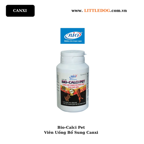Viên Uống Bổ Sung Canxi Bio-Calci Pet-30 viên