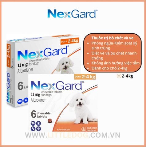 Nexgard Trị Ve Cho Chó (2-4kg)