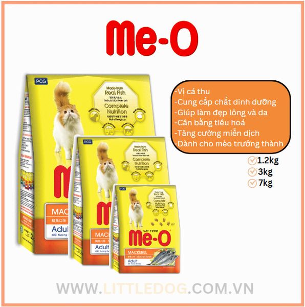 Me-o Mèo trưởng thành Mackerel - Cá Thu