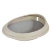 PURMI Khay Vệ Sinh Mèo Kem - Beige Cat Litter Box