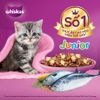 Thức ăn hạt khô Whiskas cho Mèo con 2.7kg (Cá thu/Cá biển/Cá ngừ&cá hồi)