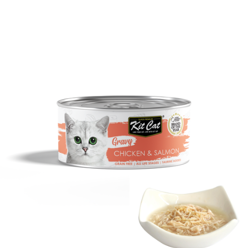 Pate Kit Cat Gravy 70g - Vị Gà/Cá Ngừ Dạng Sốt