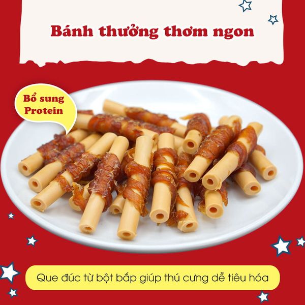 DoggyMan - Que Cuốn Thịt Gà Mini – Gói 20 Cây