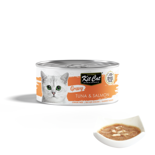 Pate Kit Cat Gravy 70g - Vị Gà/Cá Ngừ Dạng Sốt