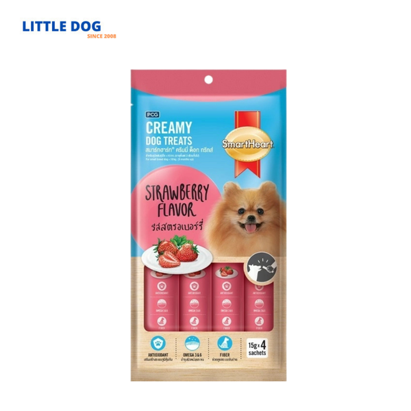Smartheart Creamy Dog Treats – Súp Thưởng Dạng Kem Cho Chó - 15g