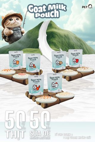 Pate Mèo Sữa Dê PetQ - gói/70g