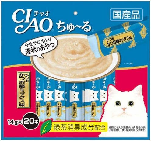 Ciao Que Sốt Cá Ngừ & Cá Bào SC-130 (14gx20pcs)