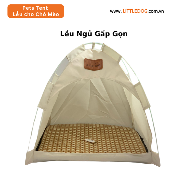 LỀU NGỦ GẤP GỌN CHO CHÓ MÈO - FOLDABLE PET TENT BED ULIGOTA