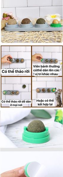 Yichon Catnip gắn tường cho mèo