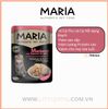 MARIA Pate Mèo Vị CáThu&CáHồi-Cat Mackerel Salmon in Jelly 70g